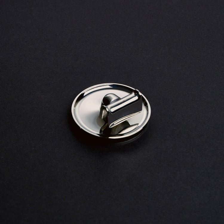 Meraki coffee machine detachable spout, polished chrome, inspired design.
