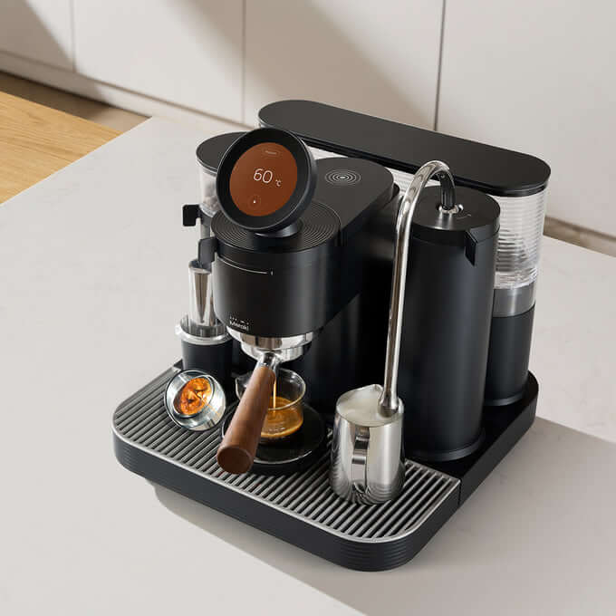 Dual Boiler Espresso Machine | Rotary Pump & Grinder – Meraki