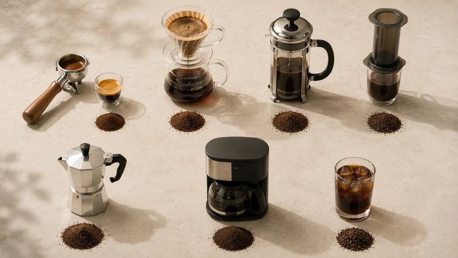 Coffee Grind Size Chart: Espresso to Cold Brew