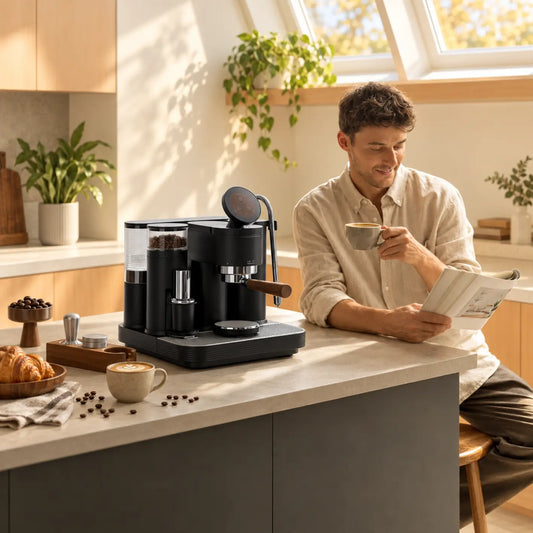National Coffee Day at home with the Meraki Espresso Machine