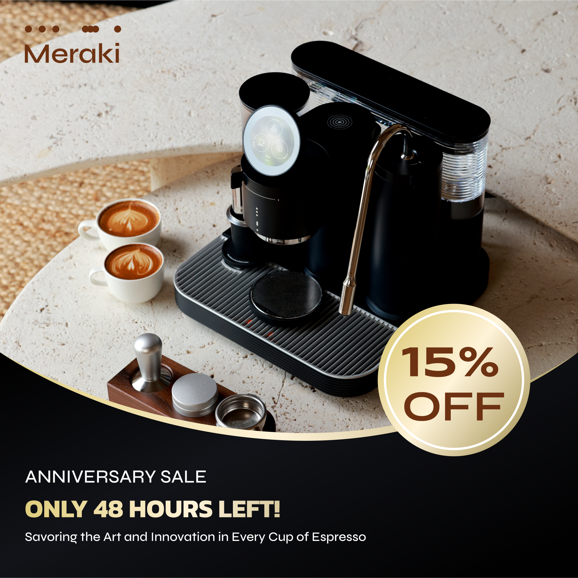 Meraki Espressomaschine